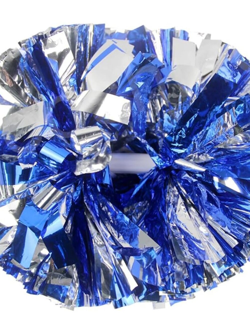 2/6/12PCS Pom Poms Cheerleading with Baton Handle Cheerleader Pompoms for Cheeri